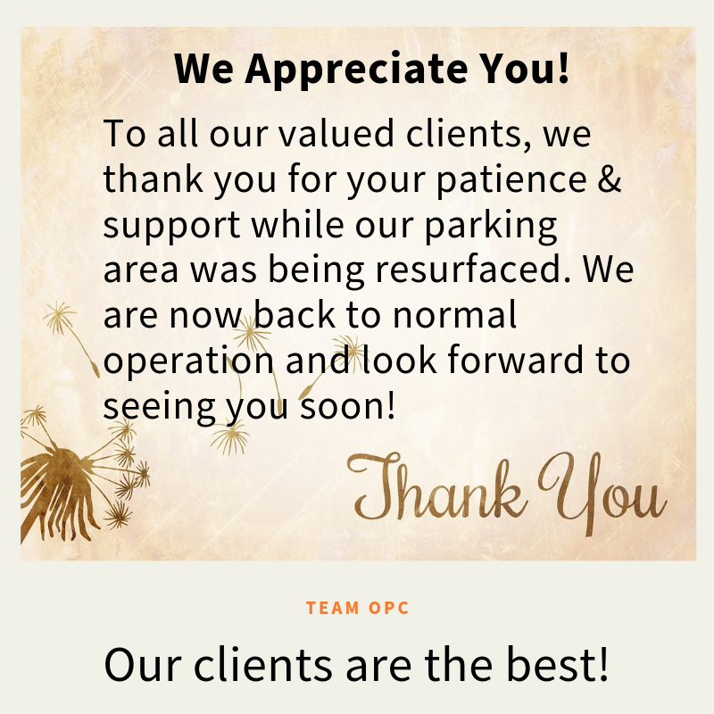 We Appreciate You! We Appreciate You!